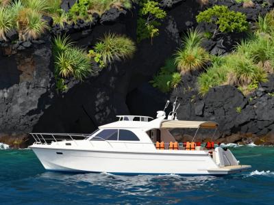 AI-generated illustration of Boat Tours to Fajã dos Cubres