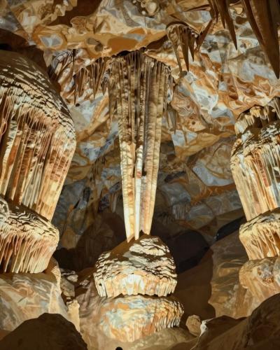 AI-generated illustration of Coin Cave (Grutas Da Moeda)