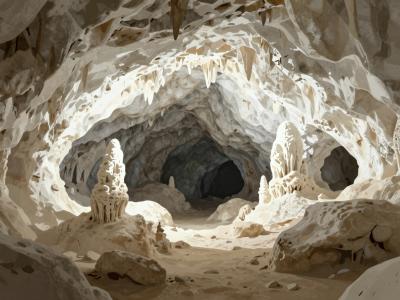 AI-generated illustration of Grutas De Montebunto
