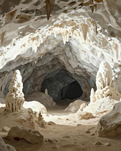 AI-generated illustration of Grutas De Montebunto