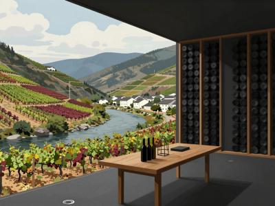 AI-generated illustration of Local Wine Estates (Quintas)
