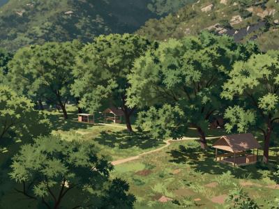 AI-generated illustration of Vinhais Biological Park