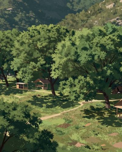 AI-generated illustration of Vinhais Biological Park
