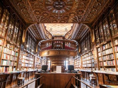 Discover the intricate design and rich history of the Livraria Lello bookstore in Porto, Portugal.