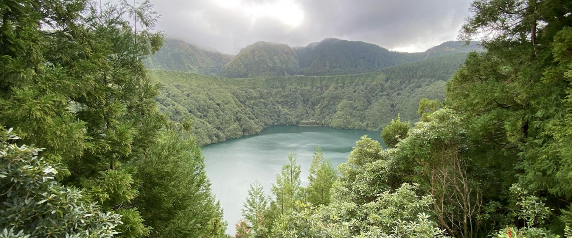 Deep Crater Lakes Shaped By Volcanic Activity