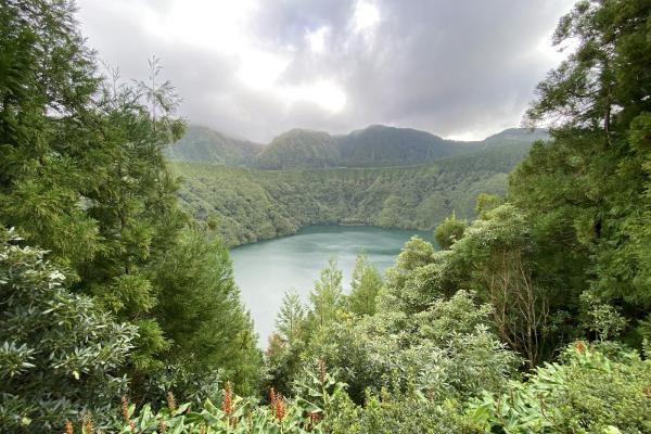 Deep Crater Lakes Shaped By Volcanic Activity