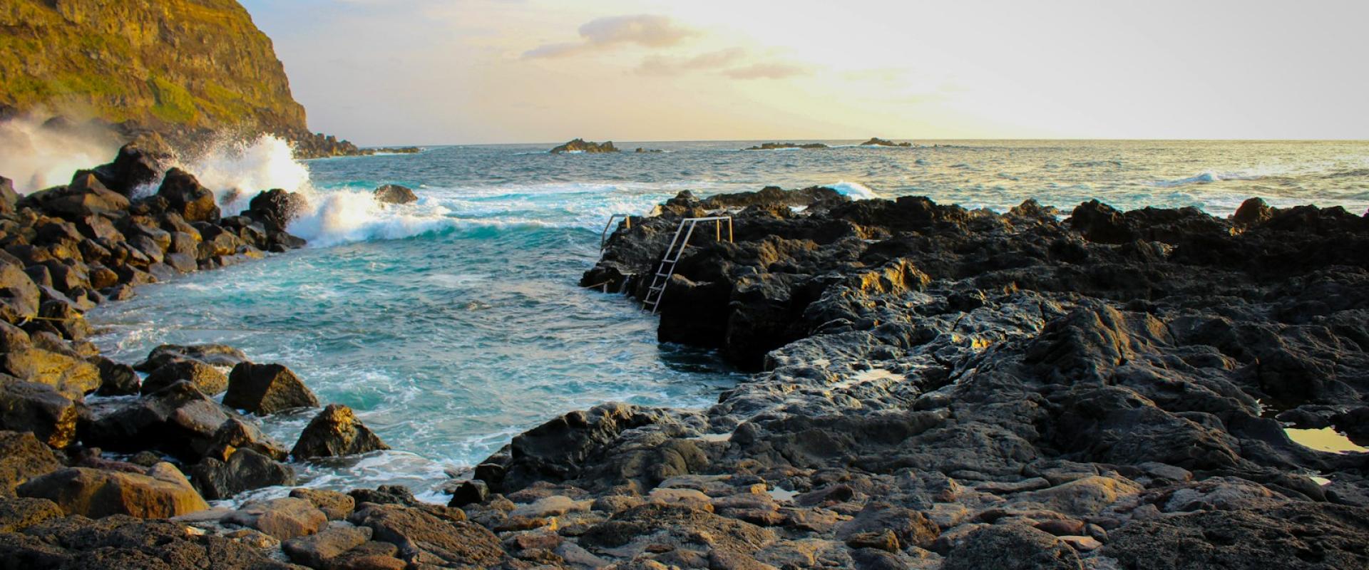 Rugged Coastline With Dramatic Cliffs And Black-sand Beaches Of São Miguel