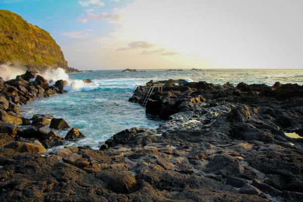 Rugged Coastline With Dramatic Cliffs And Black-sand Beaches Of São Miguel