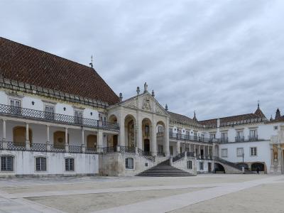 Paco das Escolas courtyard at the University of Coimbra, Portugal