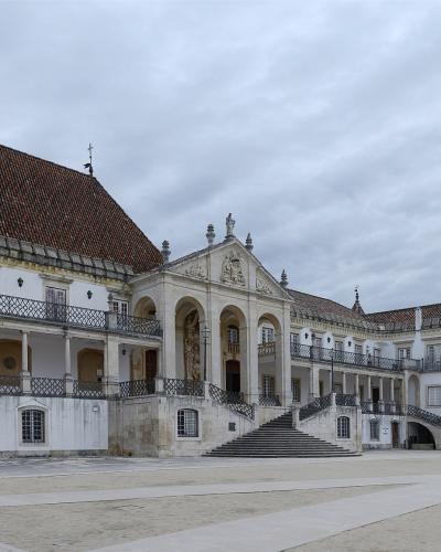 Paco das Escolas courtyard at the University of Coimbra, Portugal