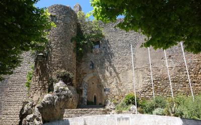 Castle walls of the Pousada do Castelo in Óbidos