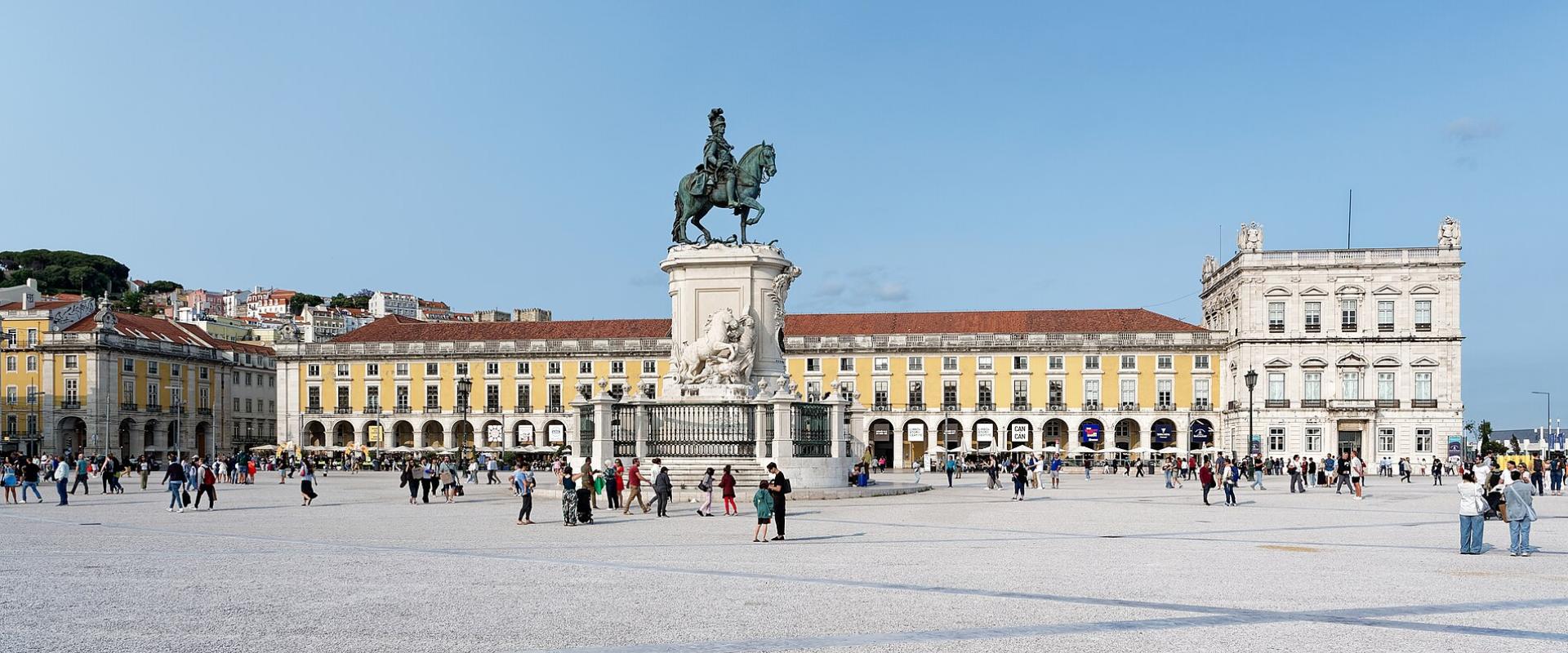 Praça do Comércio on the Lisbon waterfront