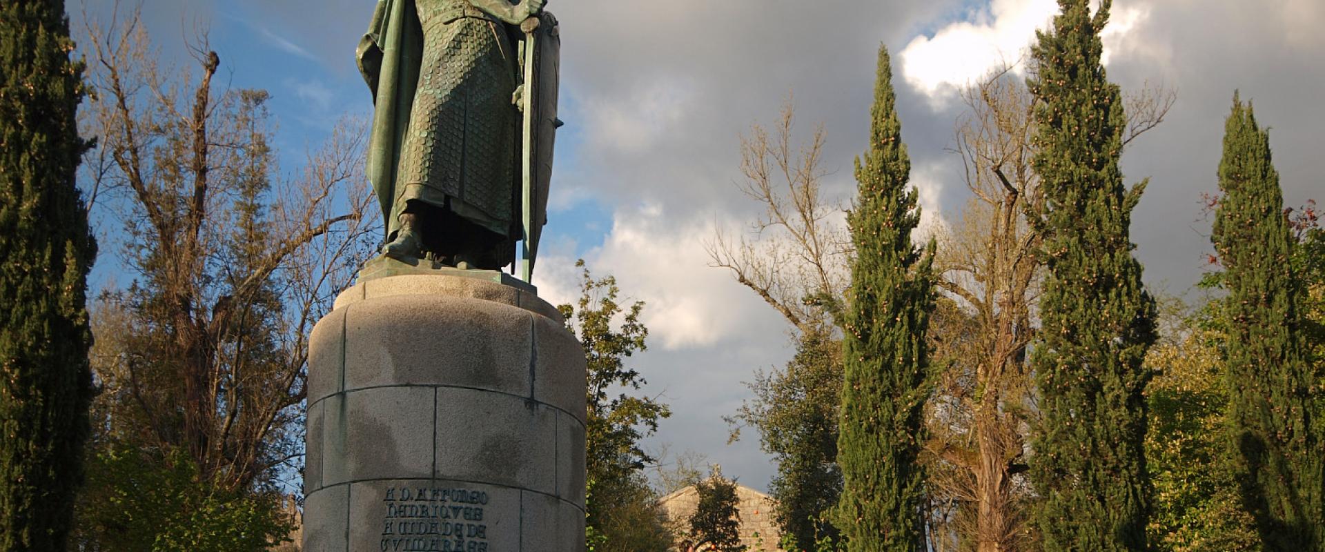 Statue Of Afonso Henriques At Guimarães Castle