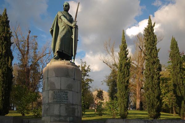 Statue Of Afonso Henriques At Guimarães Castle