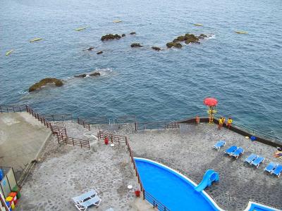 Complexo Balnear da Barreirinha bathing complex on the Funchal seafront, Madeira