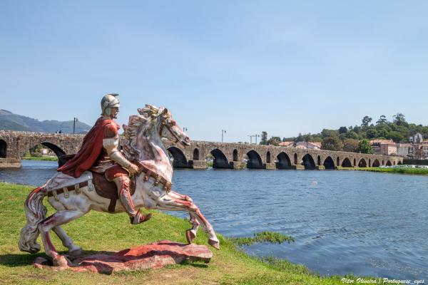 Statue Of Brutus And Lethes In Ponte De Lima