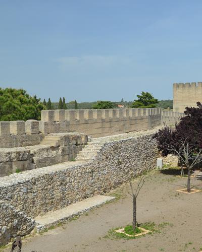 Medieval walls and towers of the castle of Alcácer do Sal