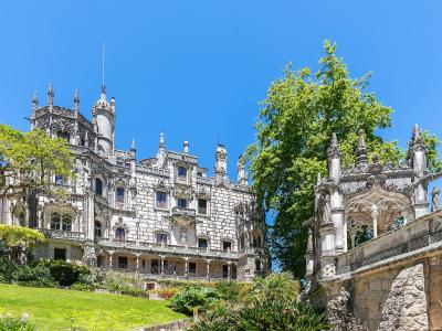 Quinta da Regaleira palace and gardens in Sintra, Portugal