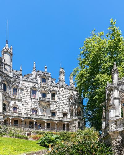 Quinta da Regaleira palace and gardens in Sintra, Portugal