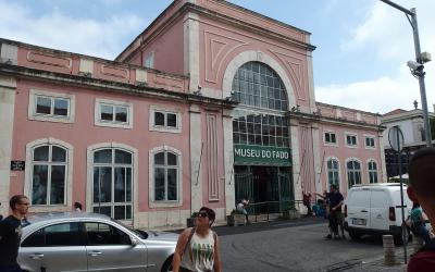 The Museu do Fado building in Alfama, Lisbon