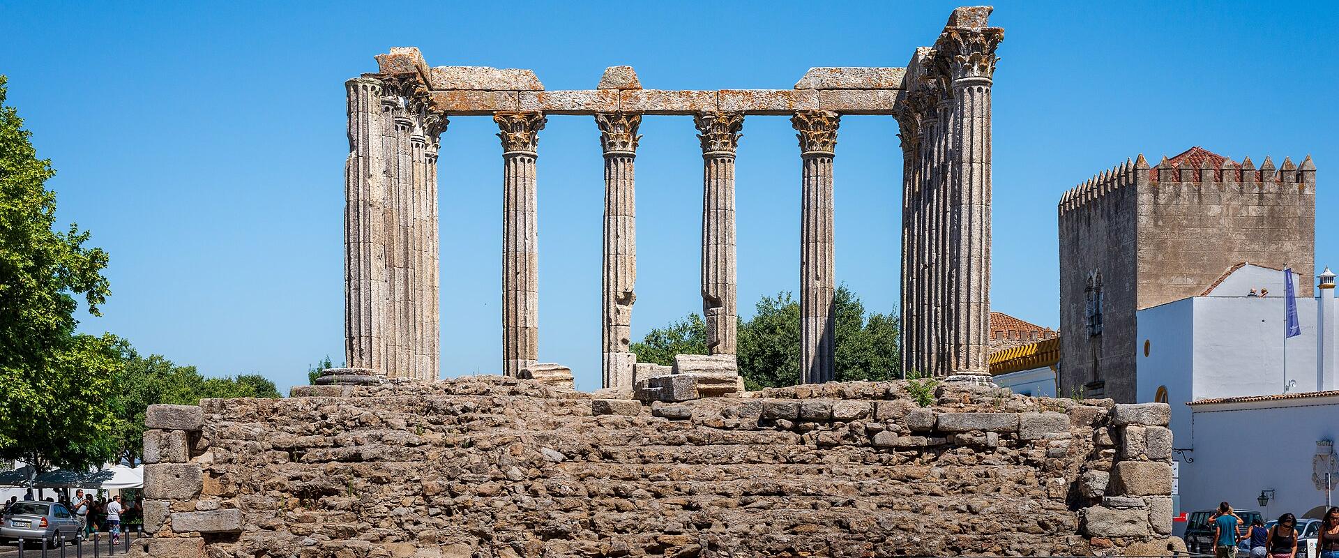 Roman Temple In Évora