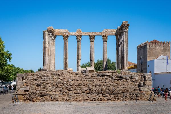Roman Temple In Évora