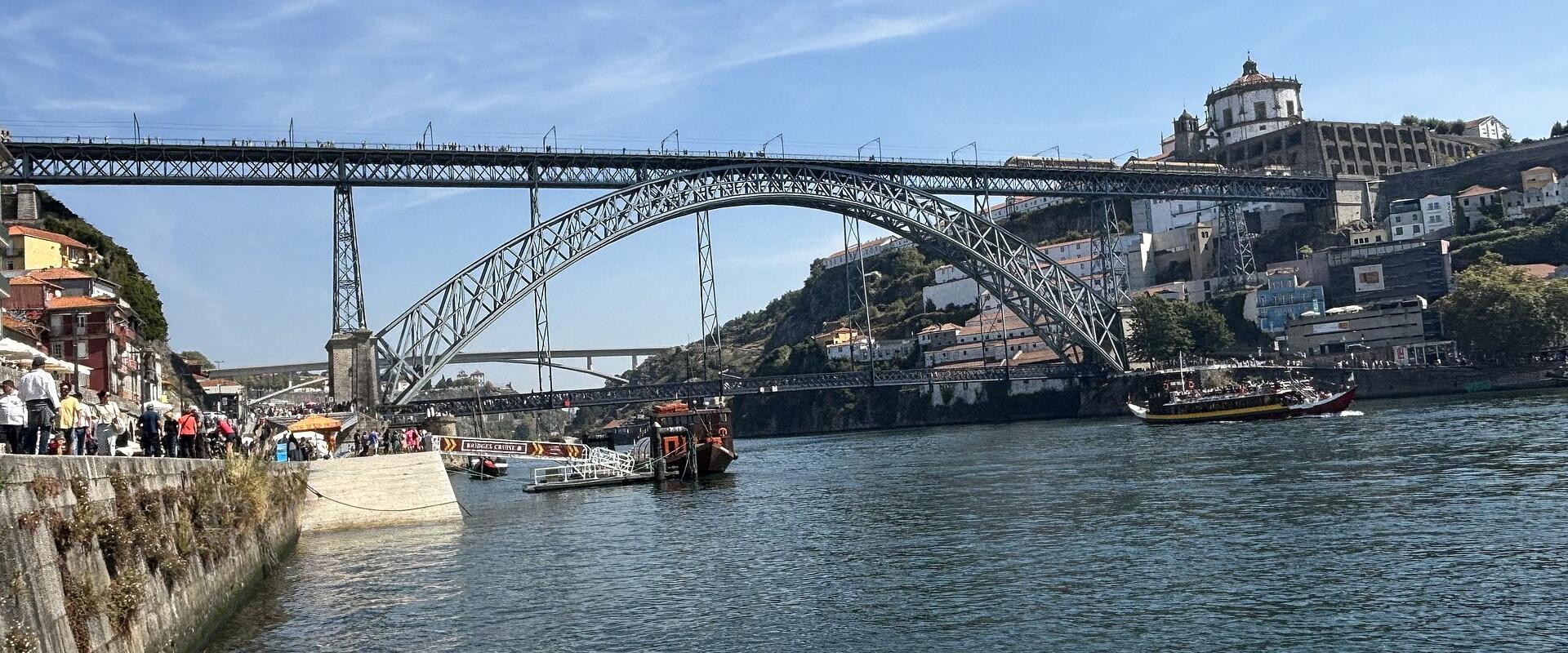 Main Bridge In Porto
